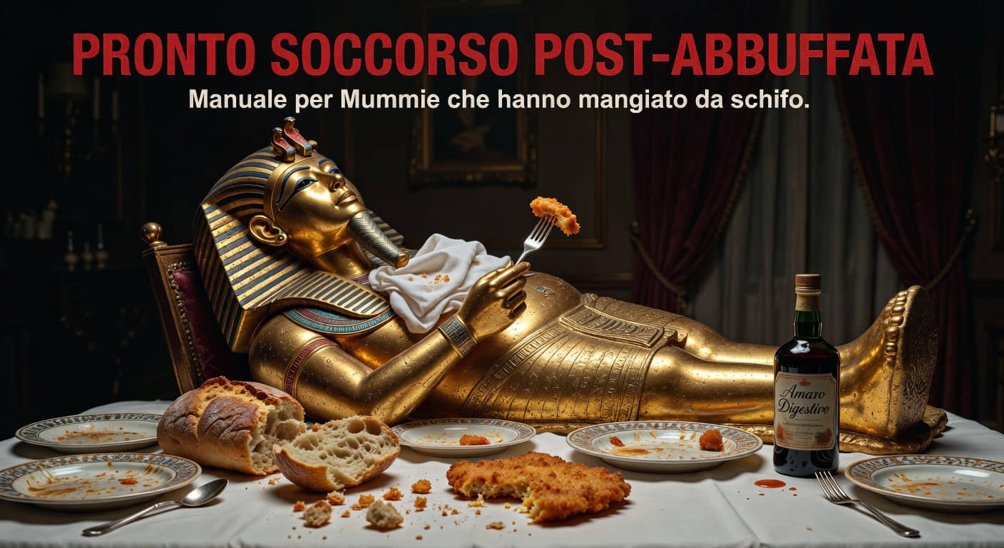 Pronto Soccorso Post-Abbuffata: Quando Sei Più Pieno Di Un Tacchino Di Natale e Non sai Se Ridere o Piangere!