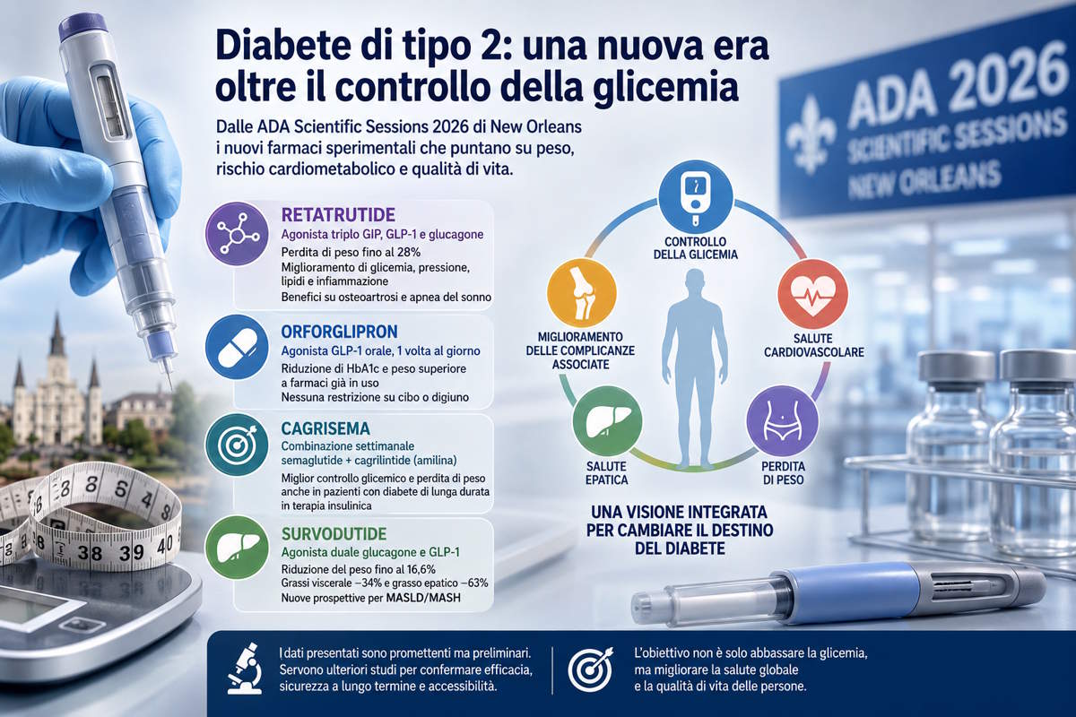 Diabete, l’era oltre la glicemia: dai nuovi farmaci sperimentali una rivoluzione cardiometabolica