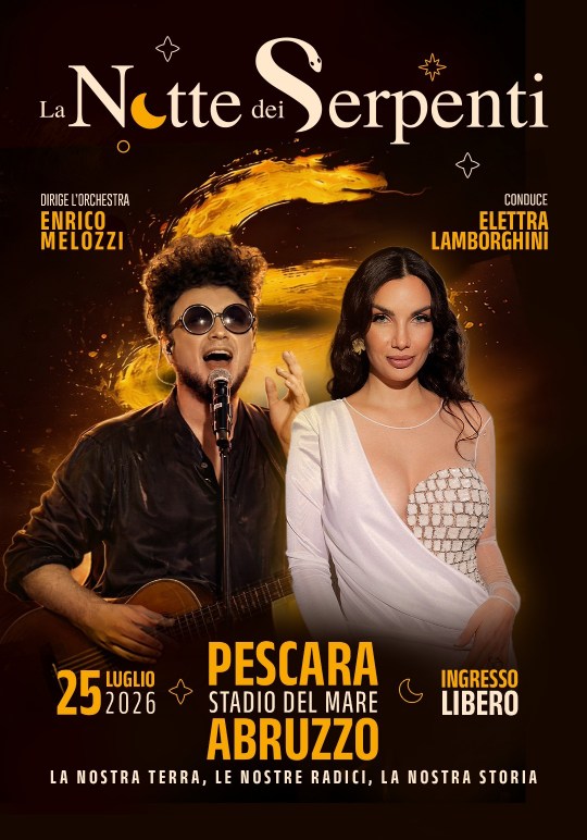 La Notte dei Serpenti scalda i motori: da Patty Pravo a Baby K, svelata la line-up del concertone di Enrico Melozzi
