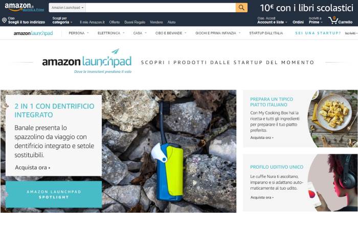 Al via Amazon Launchpad per dare la possibilità alle startup di offrire i loro prodotti ai clienti Amazon in tutto il mondo